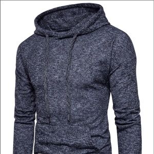 Drop Shoulder Drawstring Knitted Pullover